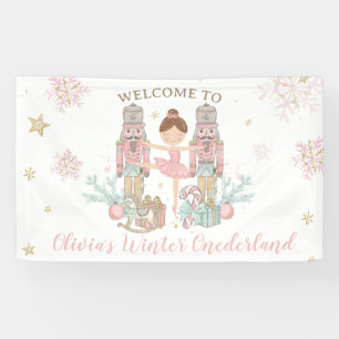 Banderoles Fond de décor pour 1er anniversaire Nutcracker Win