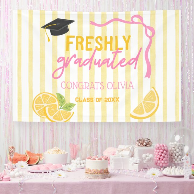 Banderoles Fond de fête de remise de diplômes de limonade fra (Fête)