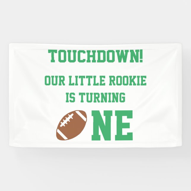 Banderoles Football 1er anniversaire (Horizontal)