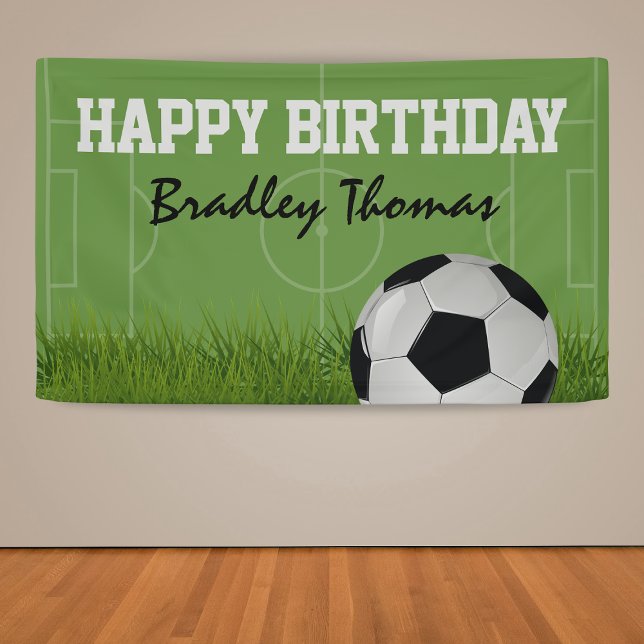 Banderoles Football pour enfants Fête d'anniversaire (Créateur téléchargé)