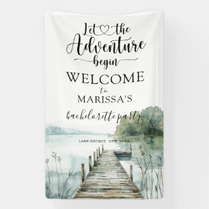 Banderoles Forêt Aventure Commence Bachelorette Party