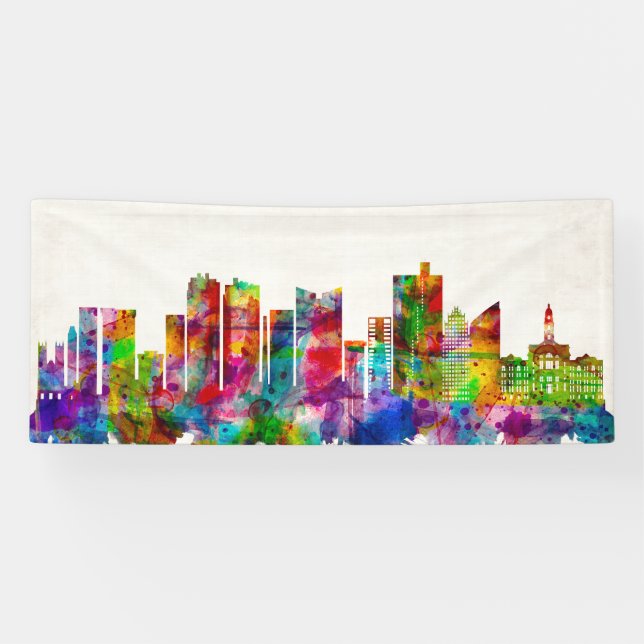 Banderoles Fort Worth Texas Skyline (Horizontal)