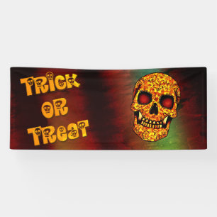 Banderoles Fouet ou farce crâne effrayant de Halloween Bandan