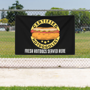 Banderoles Fournisseurs Hotdog cool ou Business sign