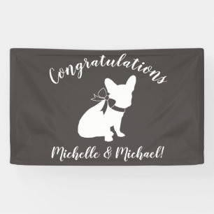 Banderoles French Bulldog Theme Party - Baby shower neutre