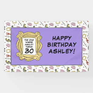 Banderoles FRIENDS™   Celui avec l'anniversaire