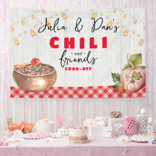 Banderoles Friendsgiving Potluck Chili Cook Off Thanksgiving