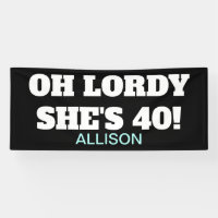 Funny 40e anniversaire fête personnalisée