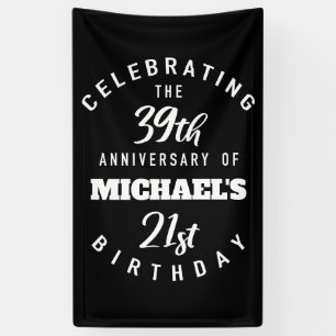Banderoles Funny 60e anniversaire Personnalisé