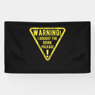 Banderoles Funny Cruise Ship for Caribbean Vacation Parties