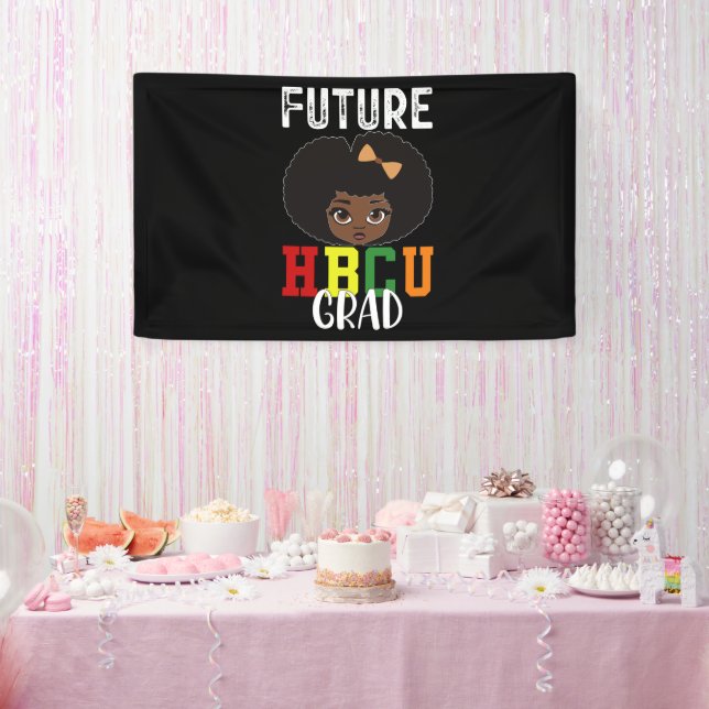 Banderoles Futur HBCU Grad Girl Graduation Black College (Fête)