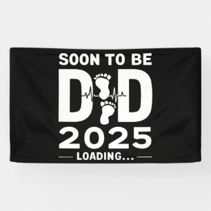 Banderoles Futur Papa Prévu 2025 Nouveau Papa À Venir 