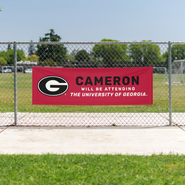 Banderoles Future University of Georgia Grad (En situation)
