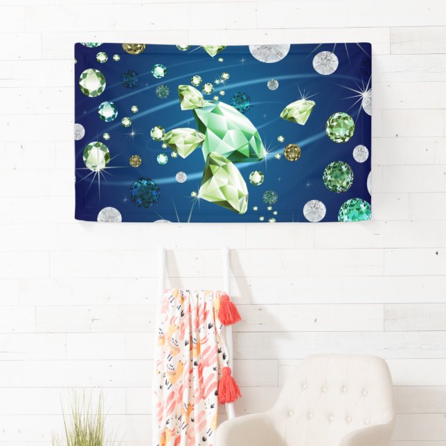 Banderoles Galaxie de diamant 11 (En situation)