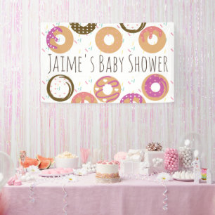 Banderoles Gâteau Donuts Mignon Baby Shower