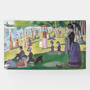 Banderoles Georges Seurat - Un dimanche après-midi à l'Île de