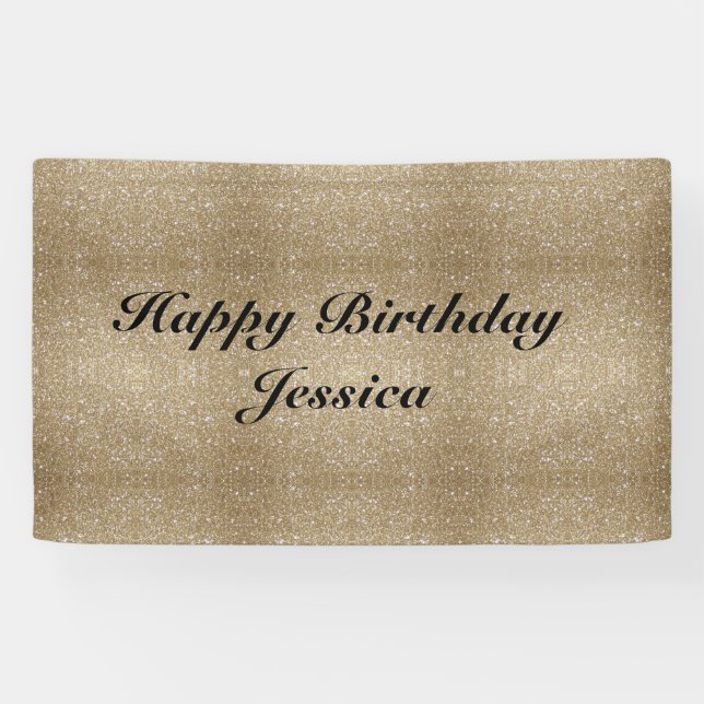 Banderoles Glamor Glitz Bokeh illumine la parties scintillant (Horizontal)