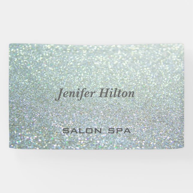 Banderoles Glamour moderne chic glittery (Horizontal)