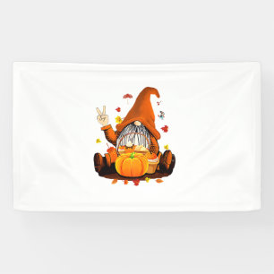 Banderoles Gnomes Automne Mignonne Halloween Thanksgiving Lon