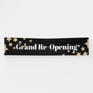 Banderoles Gold Parties scintillant Stars Sparkle Grand Rouve