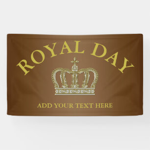 Banderoles Golden Royal Crown III + votre backgr. & idées