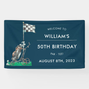 Banderoles Golf 50e fête d'anniversaire