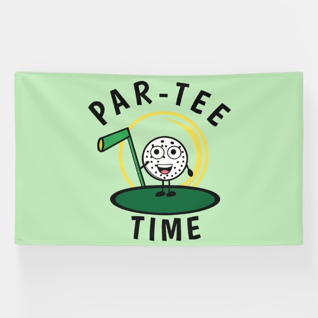 Banderoles Golfers Par-Tee Time (Horizontal)