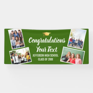 Banderoles Graduation Collage de photos Félicitations Supér