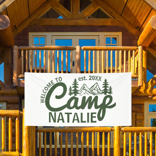 Banderoles Grand Camp Personnalisé Bachelorette Cool de fête 