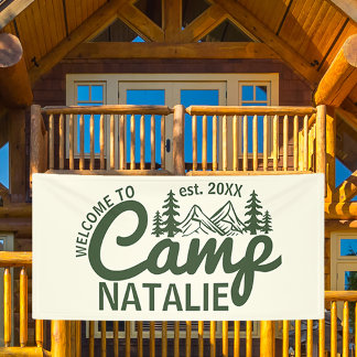 Banderoles Grand Camp Personnalisé Bachelorette Cool de fête