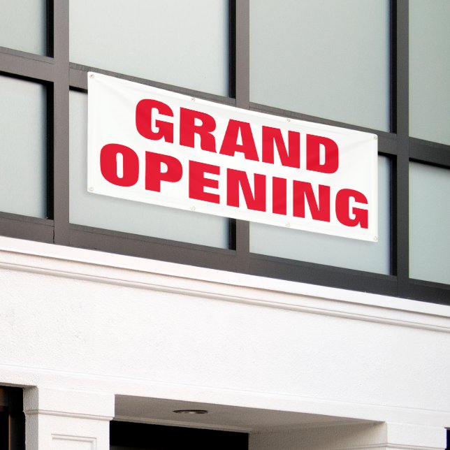 Banderoles Grand ouverture Nouvelle entreprise Publicité Gras (Bâtiment extérieur)
