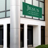 Grand panneau personnalisé Jésus raison de Noël en