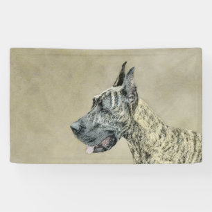 Banderoles Grande Danse (Brindle) Peinture - Art Chien origin