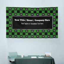 Green & Black Check - Corporate Event / Trading