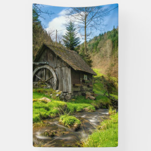 Banderoles Grist Mill dans la Forêt-Noire