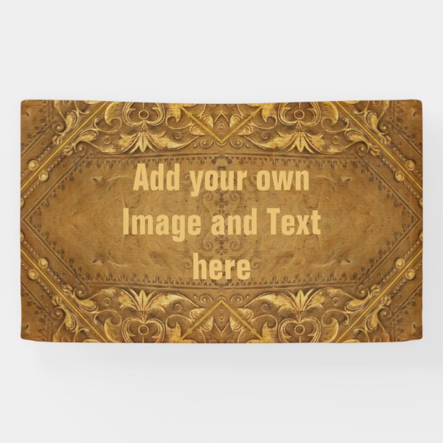 Banderoles Grunge antique 10 de motif de style + vos idées (Horizontal)