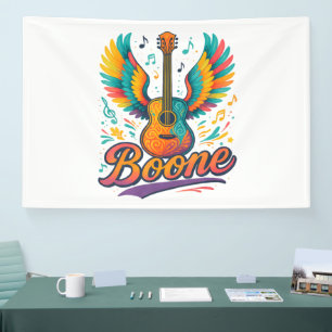 Banderoles Guitare Boone