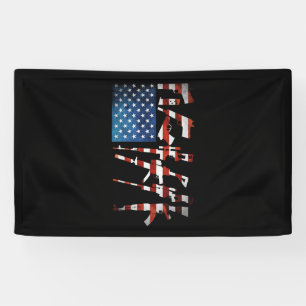 Banderoles Gun American Flag 4th of July