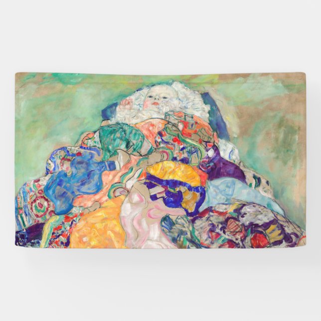 Banderoles Gustav Klimt - Bébé / Berceau (Horizontal)