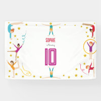 Gymnastique et acrobatie sport fille anniversaire