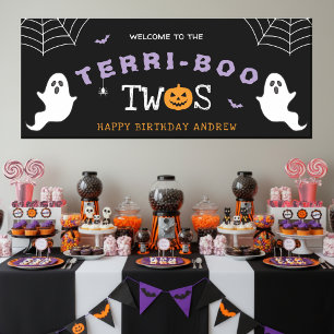Banderoles Halloween 2e anniversaire Terri-Boo Twos Ghost got