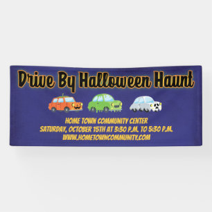 Banderoles Halloween Community Drive By Event