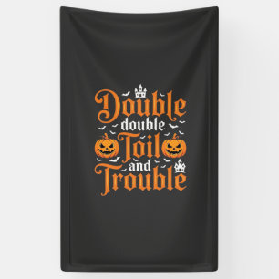 Banderoles Halloween Double Double Toil and Trouble_1