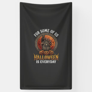 Banderoles Halloween est tous les jours Monstre Main Pierre t