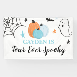Banderoles Halloween Four Ever Spooky citrouilles 4e annivers