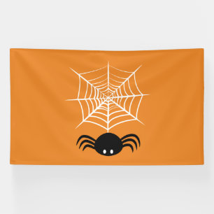 Banderoles Halloween Spider Web