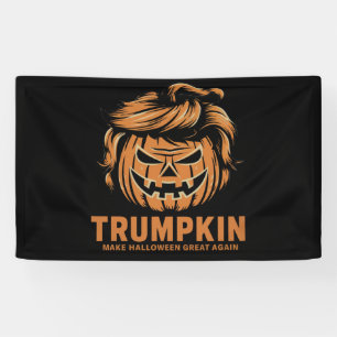 Banderoles Halloween Trumpkin Rendre Halloween Grande Encore