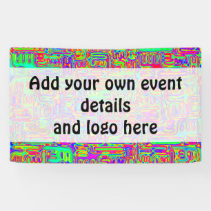 Banderoles Hand and Digitally Painted Pattern art 42