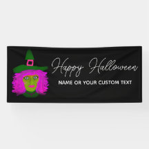 Happy Halloween Witch Script moderne Personnalisé