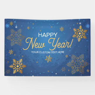 Banderoles Happy New Year party backdrop 